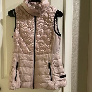 Calvin Klein Light Pink Quilted Vest